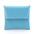 Hermes Coin Case Bastia Blue Aztec Leather