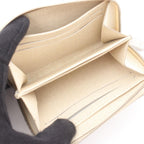 Louis Vuitton Coin Case Yvoir Leather Zippy Purse — view 3