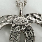 Chanel Necklace CC Logo Silver — view 4