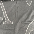 Louis Vuitton Scarf Echarpe the Ultimate Shawl Black Cashmere Wool Noir — view 6