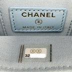 Chanel Shoulder Bag Quilted Mini Vanity Pouch Chain Crossbody CC Logo Lambskin — view 5