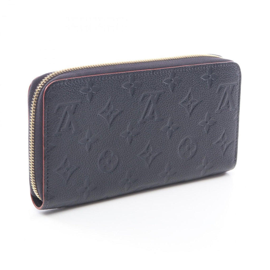 Louis Vuitton Round Wallet Zippy Monogram Empreinte Marine Leather — view 2
