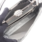 Fendi Handbag Peekaboo Regular Selleria 2-Way Silver Leather — view 3