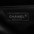 Chanel Tote Quilted Grand Shopping GST Black Caviar Leather Chain — view 4