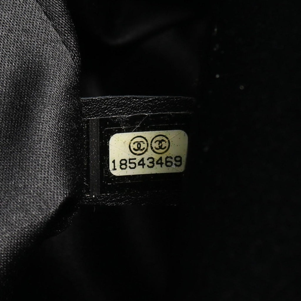 Chanel Tote Quilted Grand Shopping GST Black Caviar Leather Chain — view 5