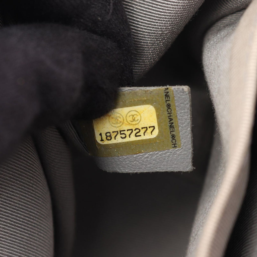 Chanel Shoulder Bag Boy Black Lambskin Boy Wild Stitch Chain — view 5