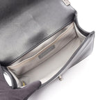Chanel Shoulder Bag Boy Black Lambskin Boy Wild Stitch Chain — view 3