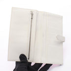 Hermes Bifold Wallet Bearn Souffle Rosetillian White — view 3