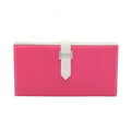 Hermes Bifold Wallet Bearn Souffle Rosetillian White