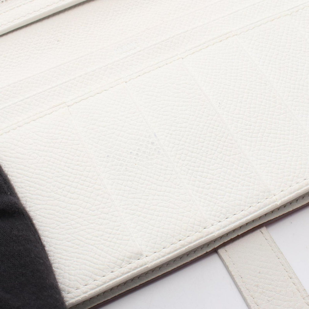 Hermes Bifold Wallet Bearn Souffle Rosetillian White — view 7