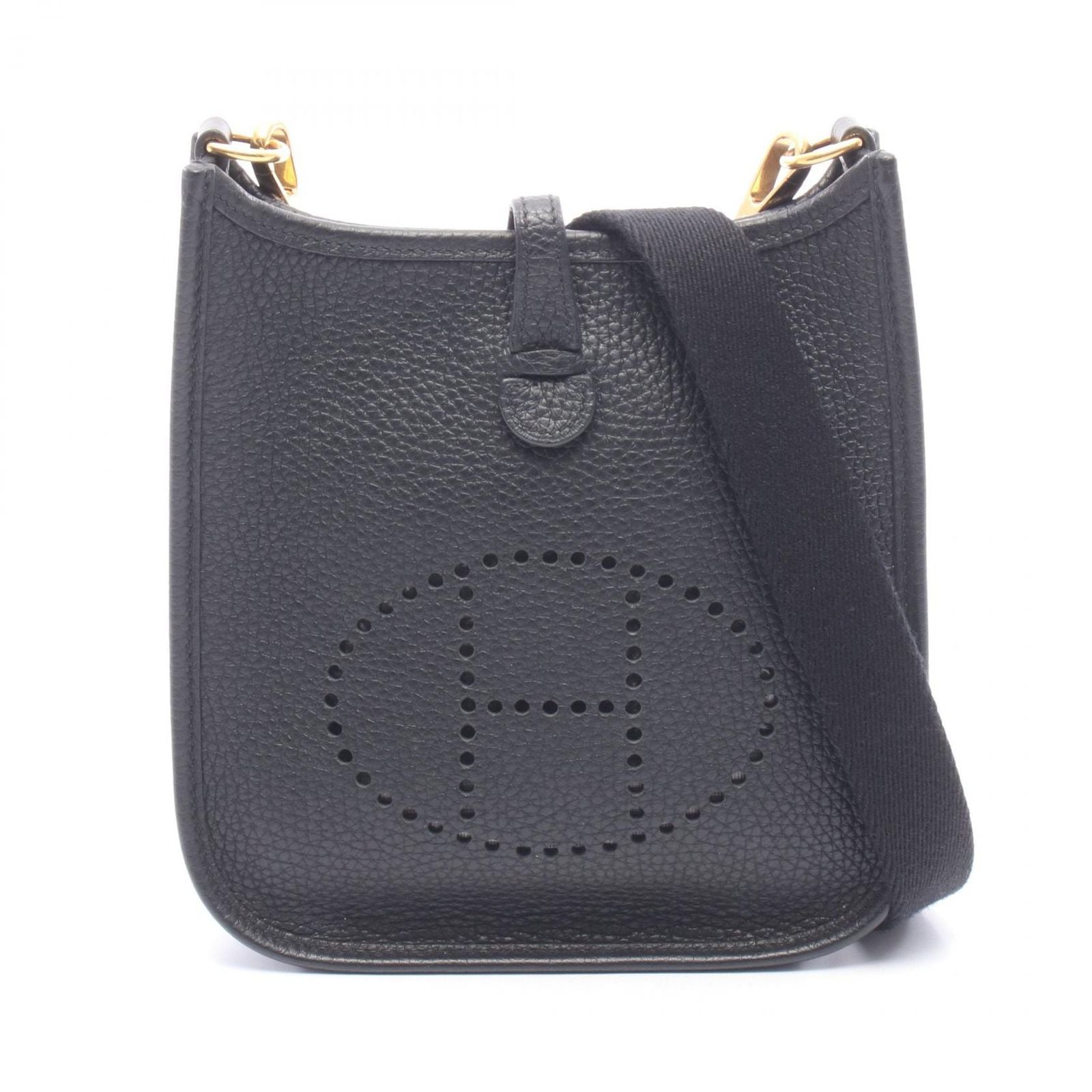 Hermes Shoulder Bag Evelyne TPM Black Amazon