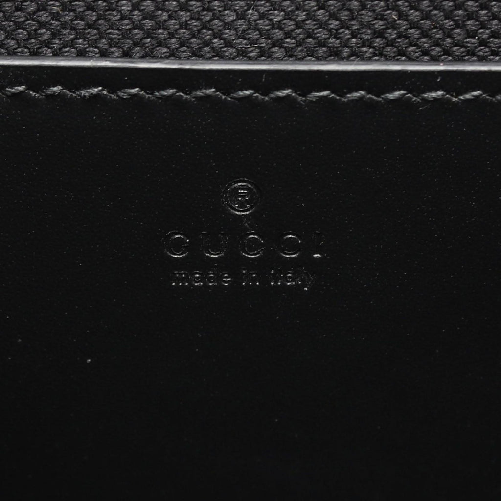 Gucci Shoulder Bag GG Super Mini Black Leather — view 4