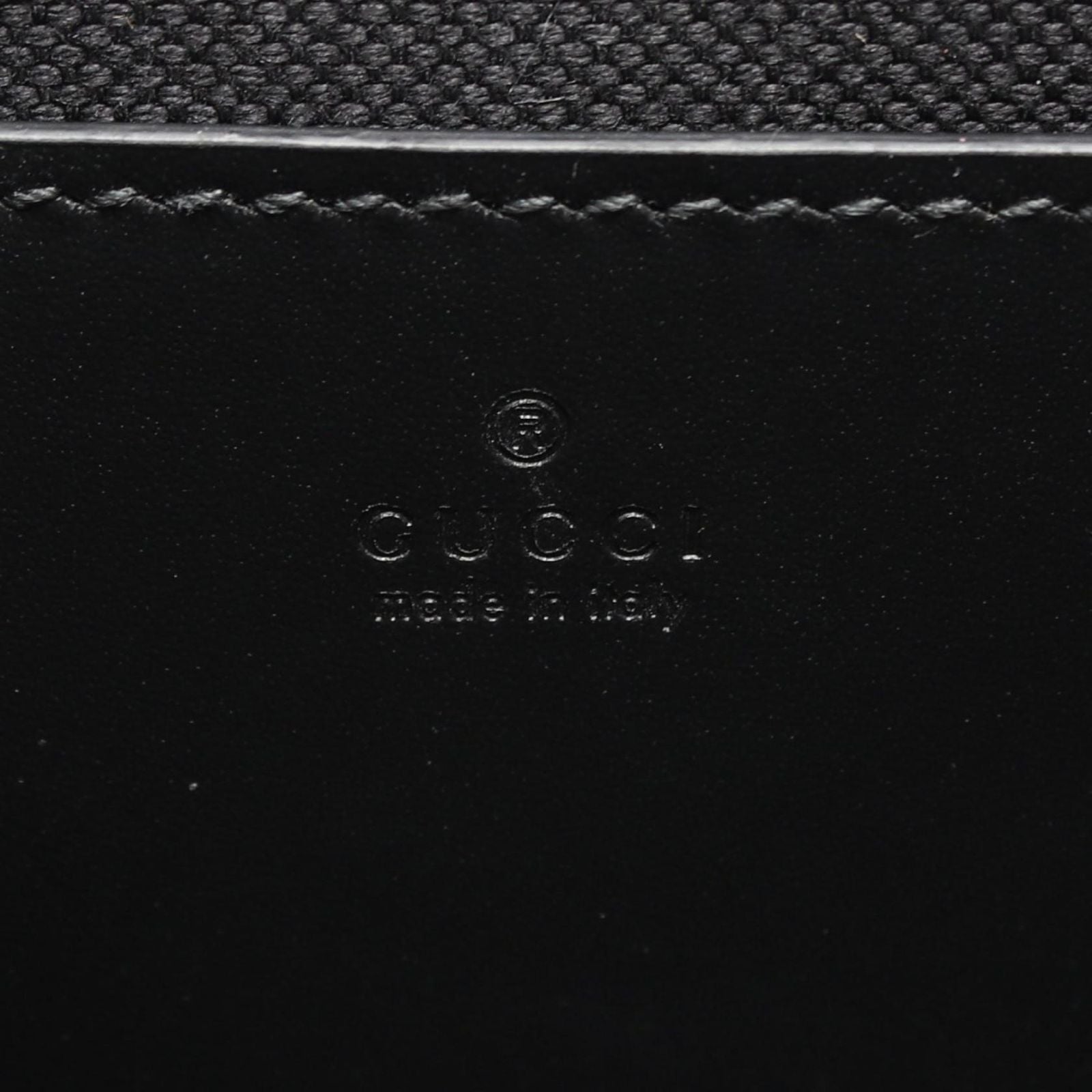 Gucci Shoulder Bag GG Super Mini Black Leather — view 4