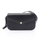 Gucci Shoulder Bag GG Super Mini Black Leather