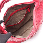 Bottega Veneta Handbag Intrecciato Hobo Red Leather — view 3
