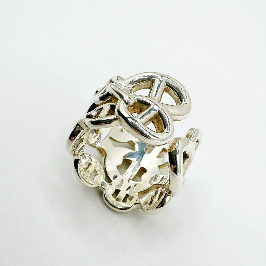 Hermes Enchainee Silver Ring — view 4