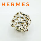 Hermes Enchainee Silver Ring