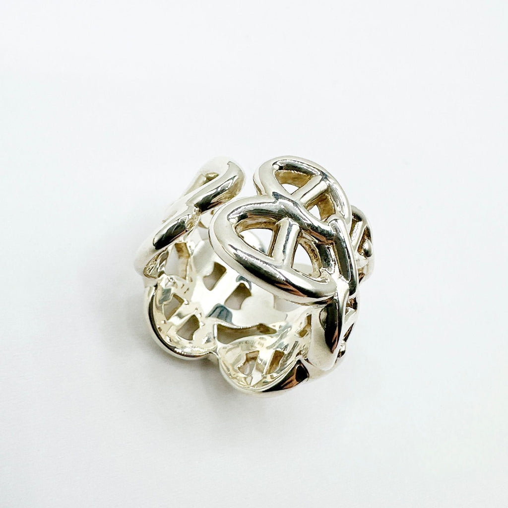 Hermes Enchainee Silver Ring — view 5