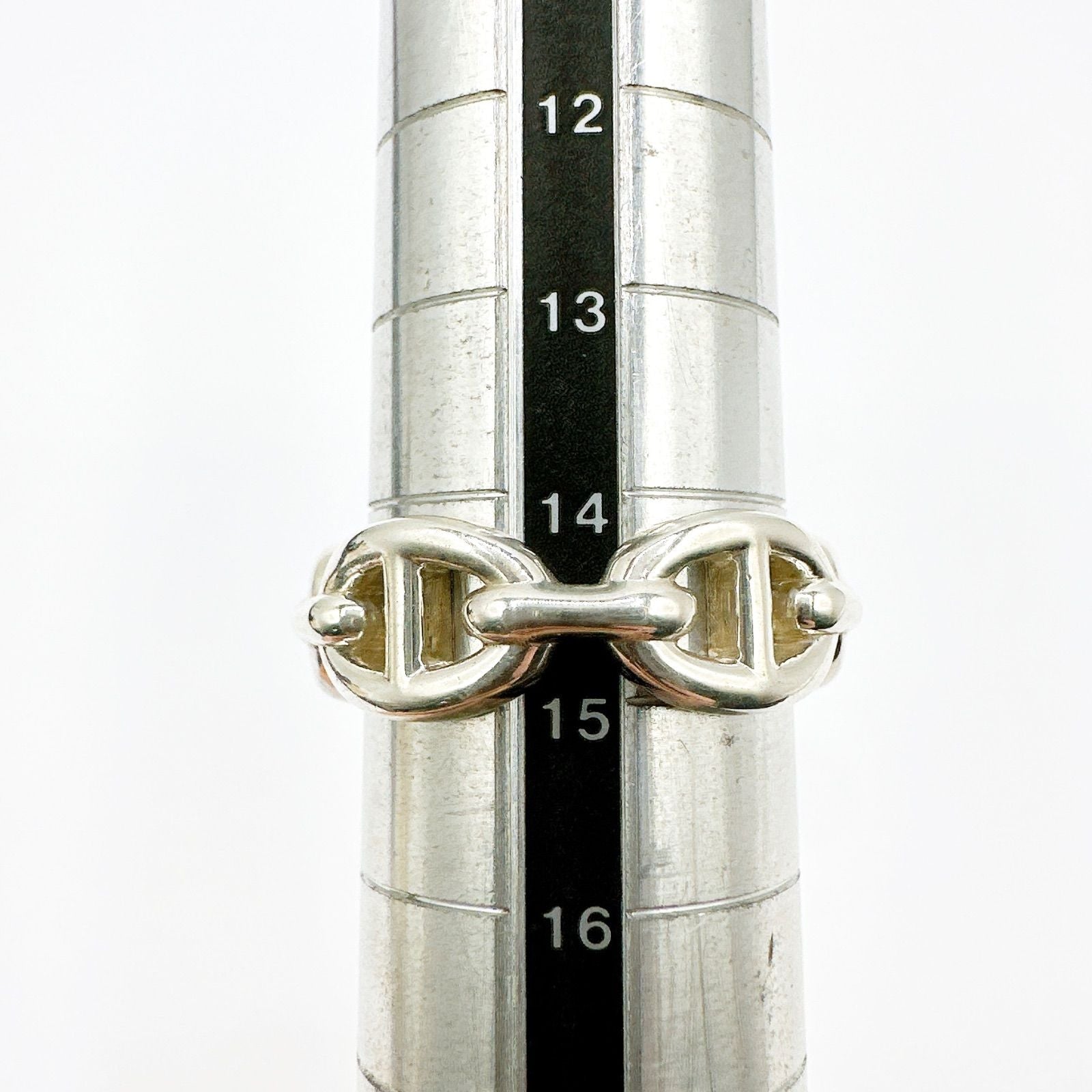 Hermes Chaine D'ancre Silver Ring — view 5