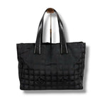 Chanel New Travel Line Tote Shoulder Black Nylon Canvas — view 2