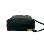 Gucci Vintage Micro GG Logo Leather Mini Shoulder Bag Pochette Black — view 6