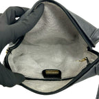 Gucci Vintage Micro GG Logo Leather Mini Shoulder Bag Pochette Black — view 9