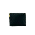 Gucci Vintage Micro GG Logo Leather Mini Shoulder Bag Pochette Black — view 3