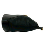 Loewe Vintage Anton Leather Shoulder Bag Crossbody Cross Black — view 6