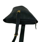Loewe Vintage Anton Leather Shoulder Bag Crossbody Cross Black — view 4
