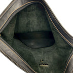 Loewe Vintage Anton Leather Shoulder Bag Crossbody Cross Black — view 9