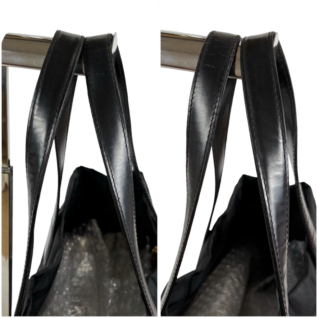 Chanel New Travel Line Tote Shoulder Black Nylon Canvas — view 7