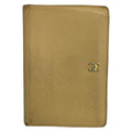 Chanel Bifold Wallet Beige Leather