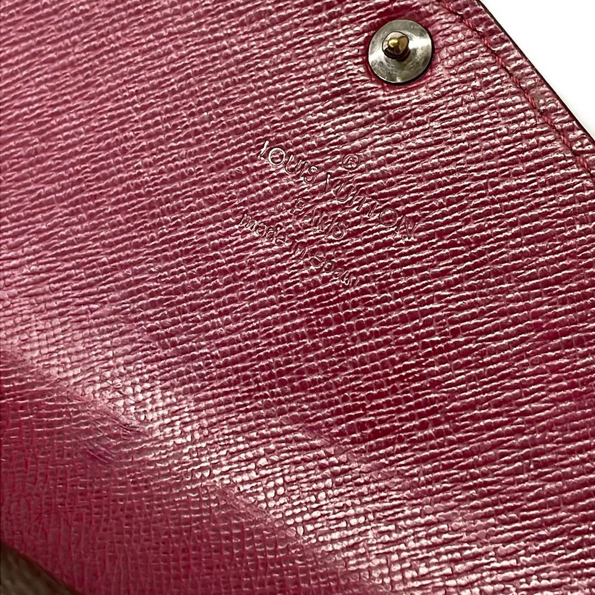 Louis Vuitton Wallet Monogram Portefeuille Marie le Long Fuchsia Leather — view 5