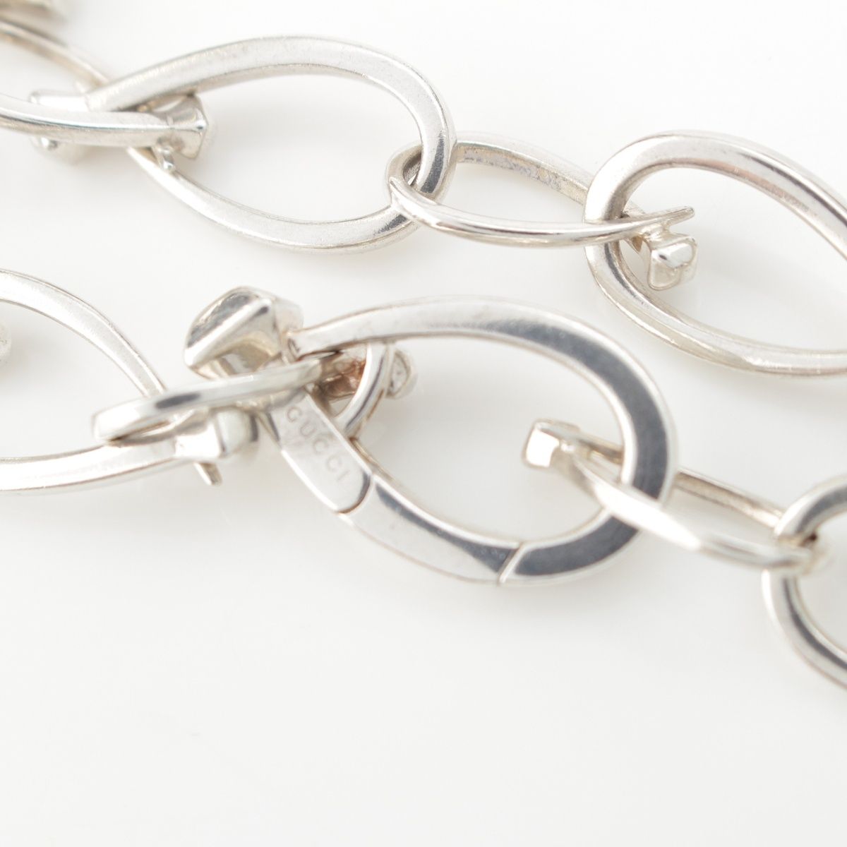 Gucci Vintage 925 Sterling Silver Chain Necklace — view 4