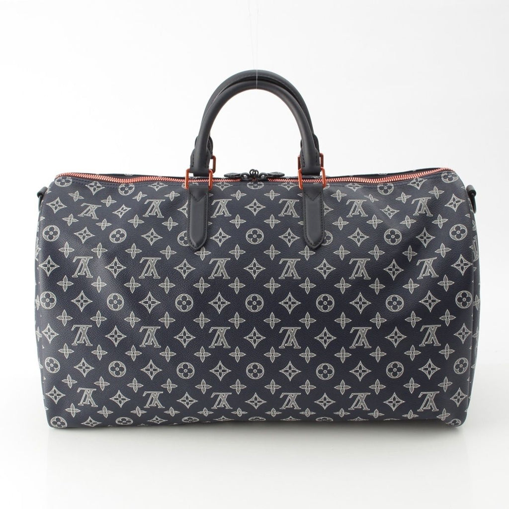 Louis Vuitton Keepall Bandouliere 50 Monogram Ink Upside Down Jacket Boston — view 3