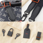 Louis Vuitton Keepall Bandouliere 50 Monogram Ink Upside Down Jacket Boston — view 9