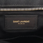 Saint Laurent Crossbody Leather Shoulder Bag Black — view 7