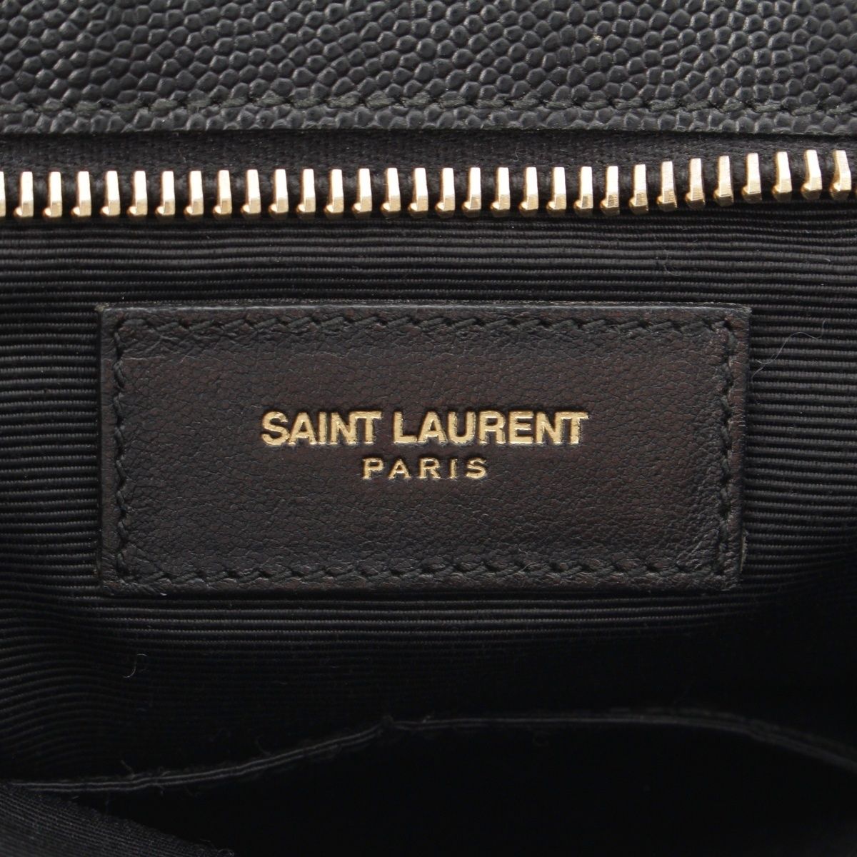 Saint Laurent Crossbody Leather Shoulder Bag Black — view 7