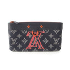Louis Vuitton Pochette Apollo PM Monogram Ink Zip Pouch Navy