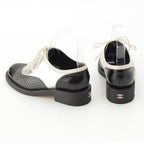 Chanel Leather Perforated Oxford — view 4