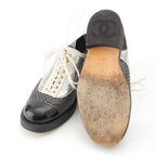 Chanel Leather Perforated Oxford — view 5