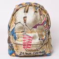 Chanel Graffiti Backpack CC Logo Medie D'art Collection Egypt Gold