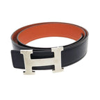 Hermes Constance Belt Black