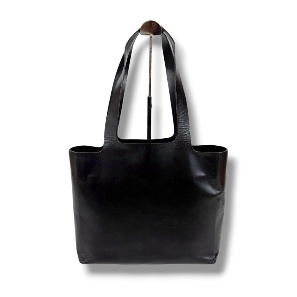 Prada All Leather Mini Tote Calf Black Nero — view 2
