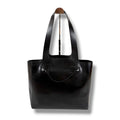 Prada All Leather Mini Tote Calf Black Nero