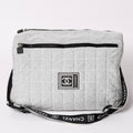 Chanel Sports Line Shoulder Bag CC Logo Choco Bar Gray Silver