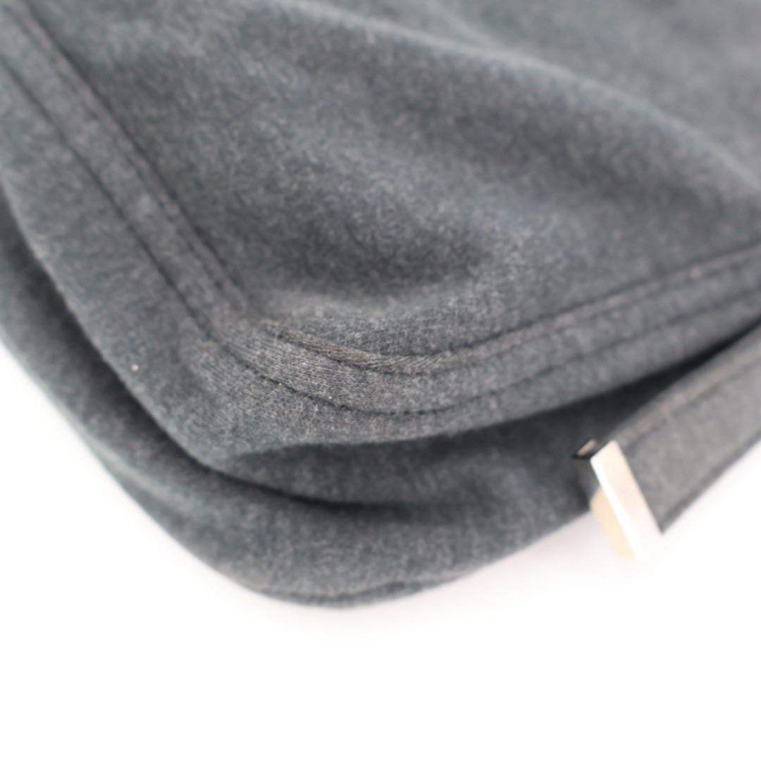 Fendi Zucca Logo Shoulder Bag Gray — view 3