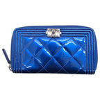 Chanel Boy Zip Around Wallet