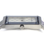 Gucci Watch Rectangle 127.5 GG Sunray Silver Dial SS — view 2