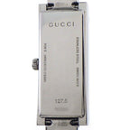 Gucci Watch Rectangle 127.5 GG Sunray Silver Dial SS — view 4